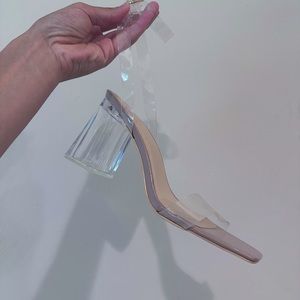 ASOS clear heel.